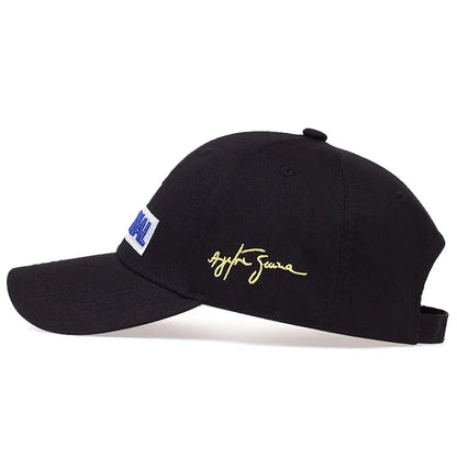 Ayrton Senna Embroidery Team Baseball Cap