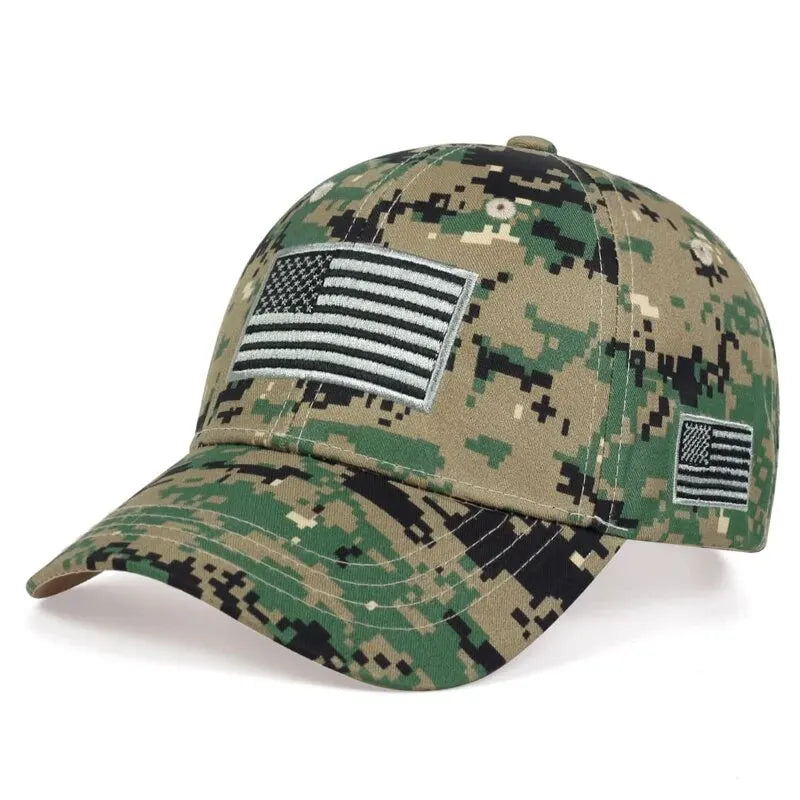 Unisex Army Flag Of The United States Embroidery Baseball Caps
