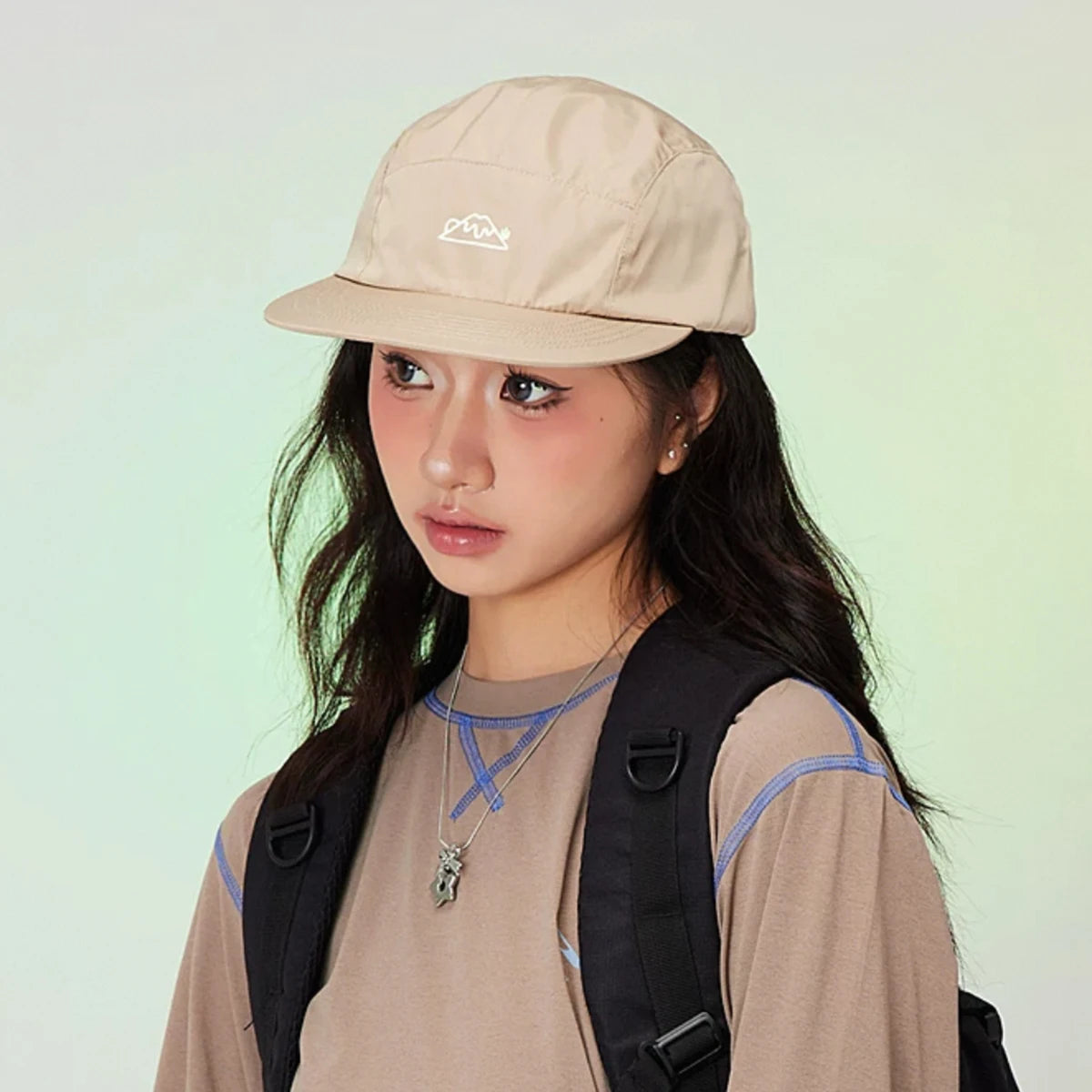 Quick Dry Retro Breathable Flat Brim Snapback Cap
