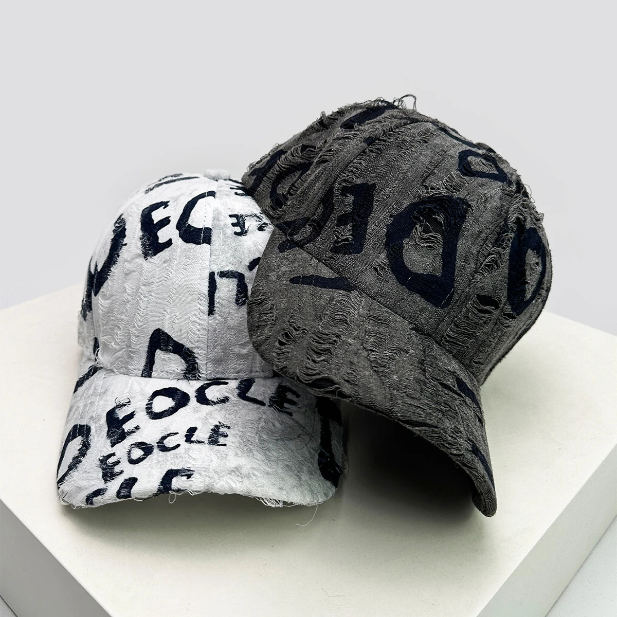 American Vintage Letter Distressed Baseball Cap
