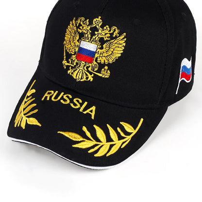 Russian Emblem Embroidered Snapback Baseball Cap