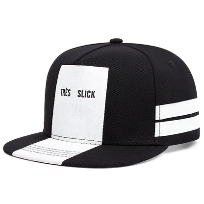 Trendy TRES SLICK Striped Simple Baseball Hat