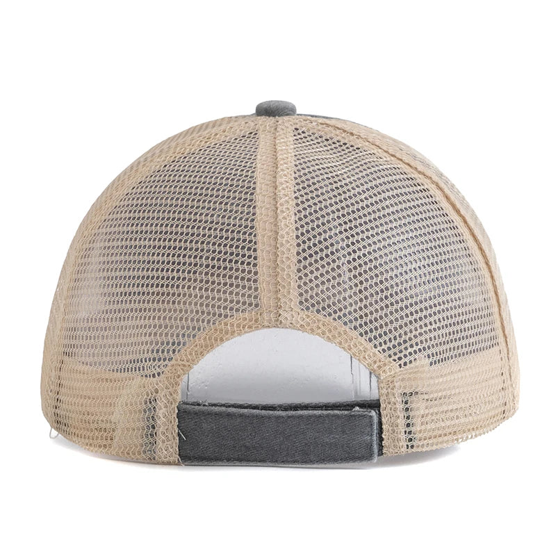 Unisex Washed Cotton Trucker Cap