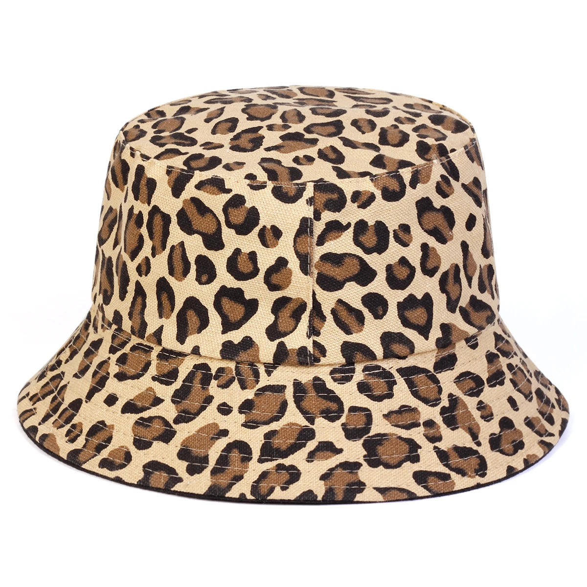 Unisex Leopard Print Personality Bucket Hats