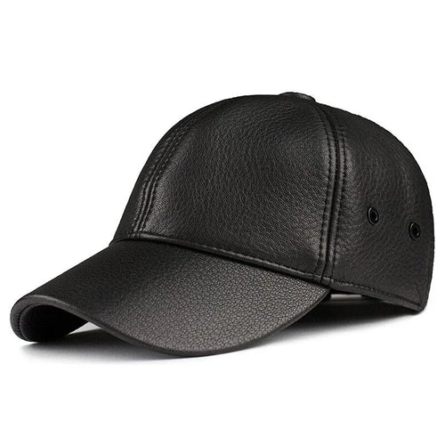 Leather Golf Hip Hop Snapback Cap