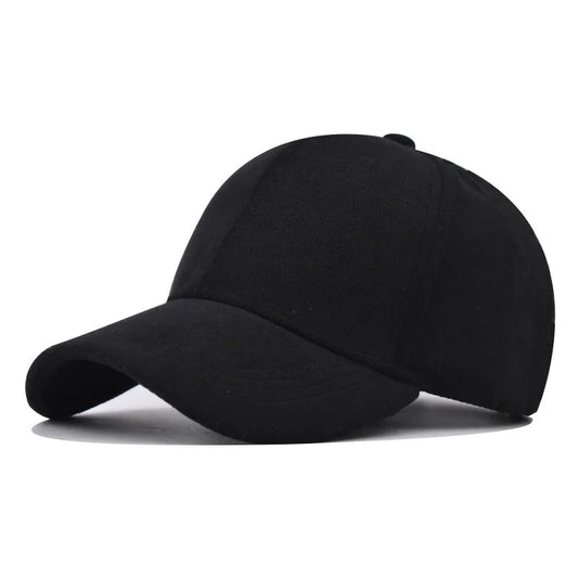 Classic Black Solid Color Baseball Cap
