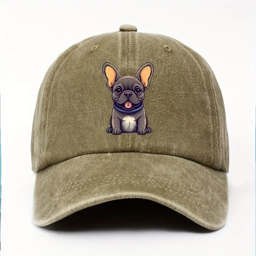 Fantasy Dog Print Cotton Baseball Cap Unisex