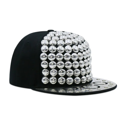 Punk Rivet Street Style Snapback Cap