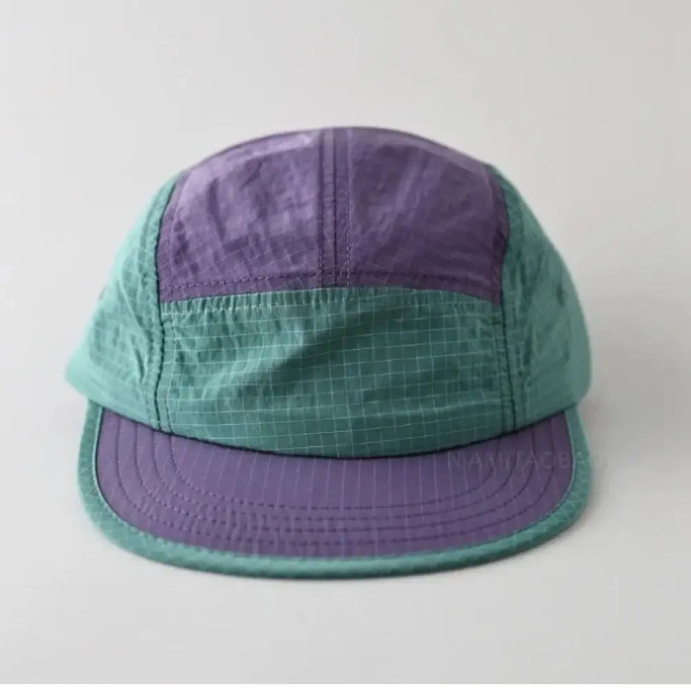 Color Match Soft Brim Five Panel Snapback Cap