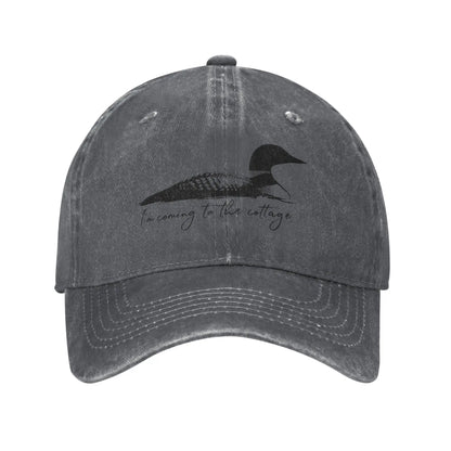 Vintage Washed Summer Cottage Trucker Baseball Cap