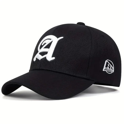 Fashion Letter A Embroidery Adjustable Baseball Cap