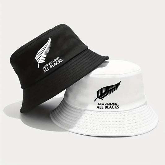 All Blacks Printed Bucket Hat Breathable Sun Hat