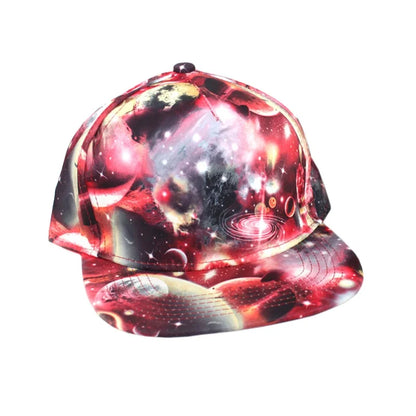 Women Men Galaxy Print Star Hip Hop Cap