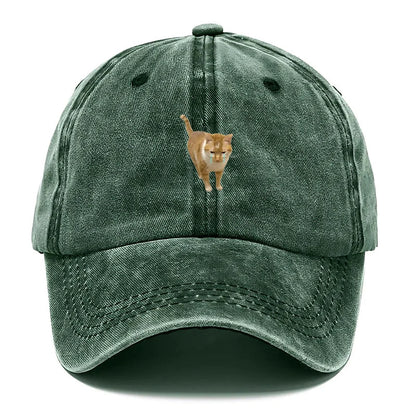 Vintage Washed Cotton Funny Meme Streetwear Baseball Cap