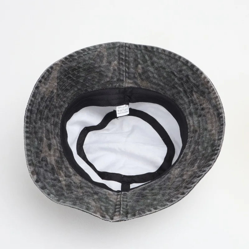 New Washed Cotton Camouflage Bucket Hat