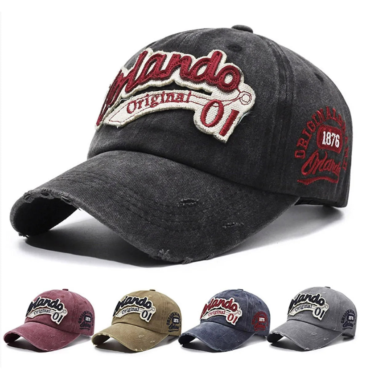 Retro Large Head Sunshade Baseball Cap