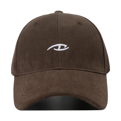 Korean Letter Embroidered Cotton Baseball Cap Adjustable Hip Hop