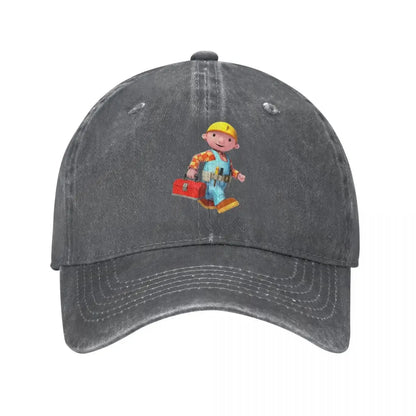 Bob The Builder Distressed Denim Baseball Hat