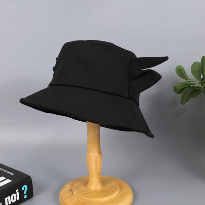 Vintage Cow Print Horn Bucket Hat