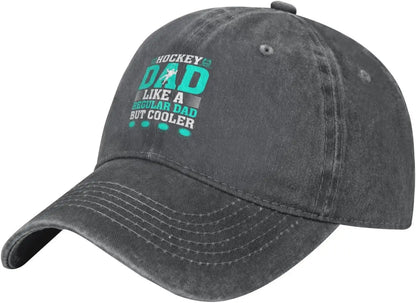 Hockey Dad Like Regular Dad But Cooler Baseball Cap