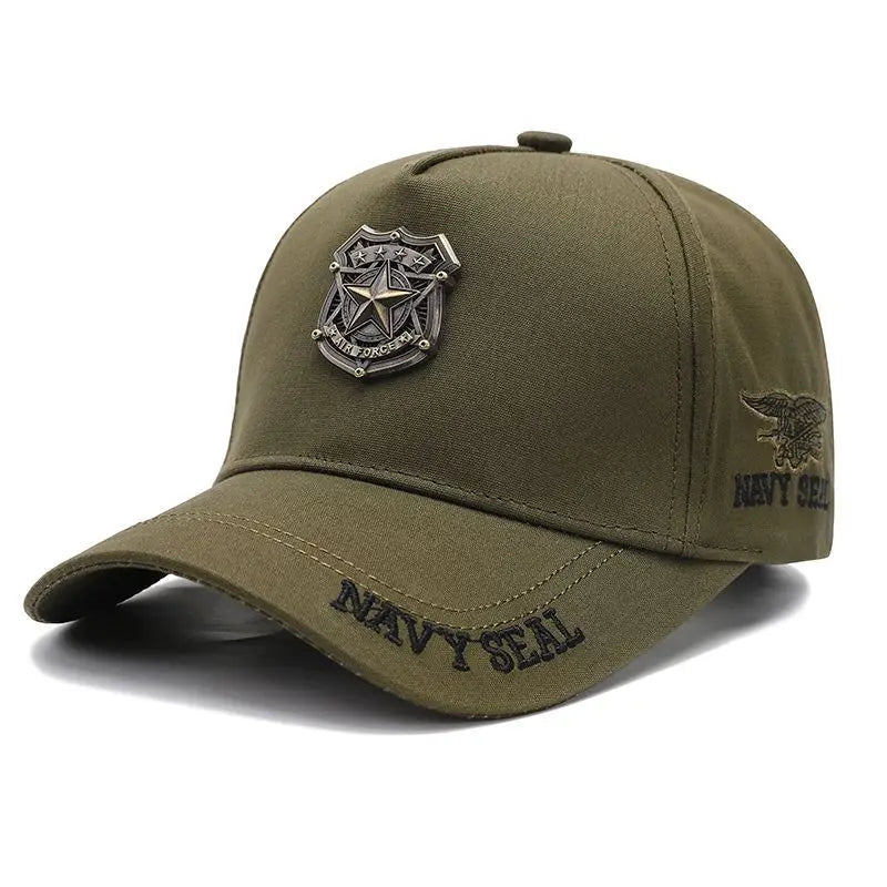 Metallic Camo Star Baseball Cap
