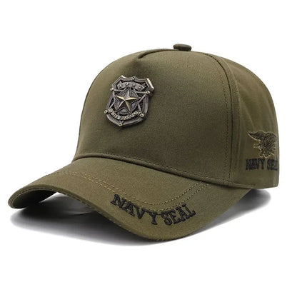 Metallic Camo Star Baseball Cap