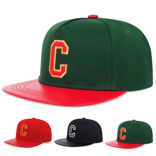 Unisex C Letter Embroidery Hip-hop Hats