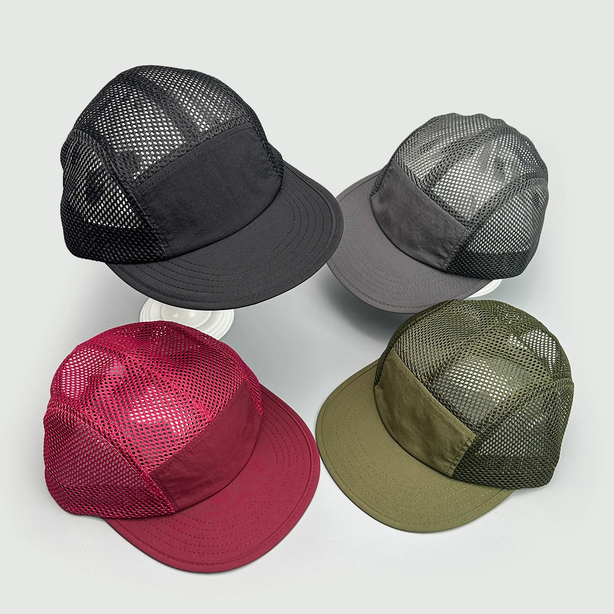 Korean Quick Dry Mesh Breathable Snapback Cap