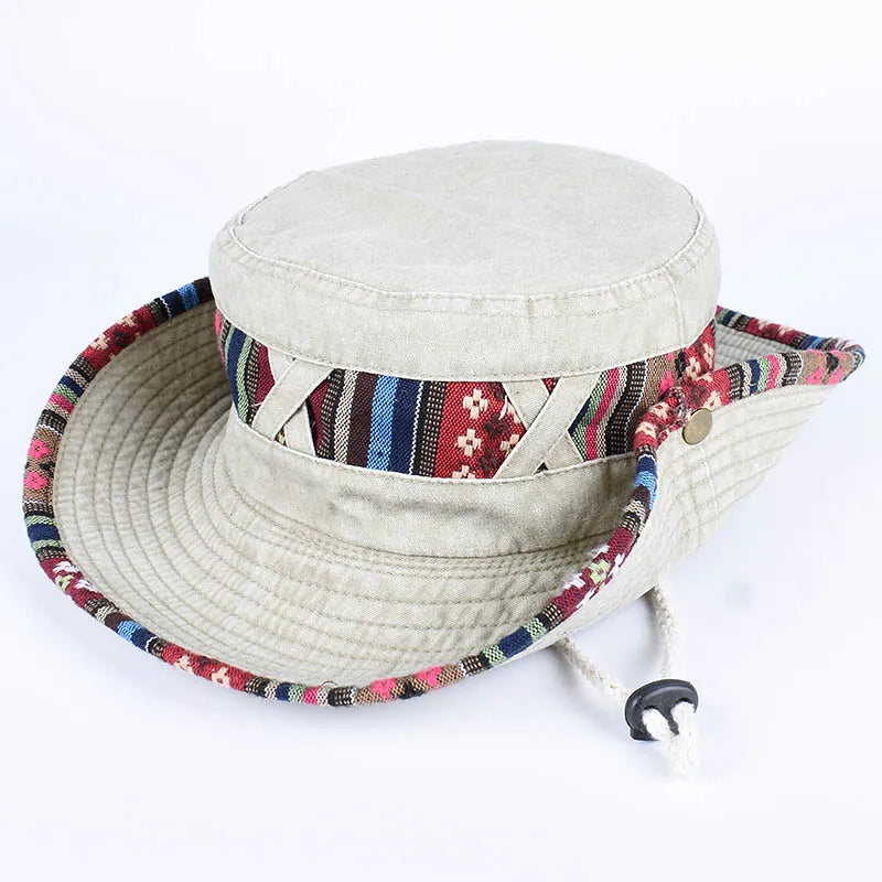 Breathable Wind Resistant Outdoor Cotton Bucket Hat