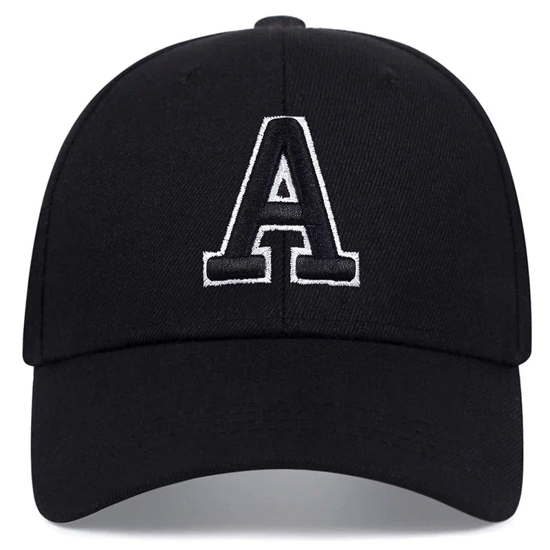 Unisex A Letter Side Ar Embroidery Baseball Caps