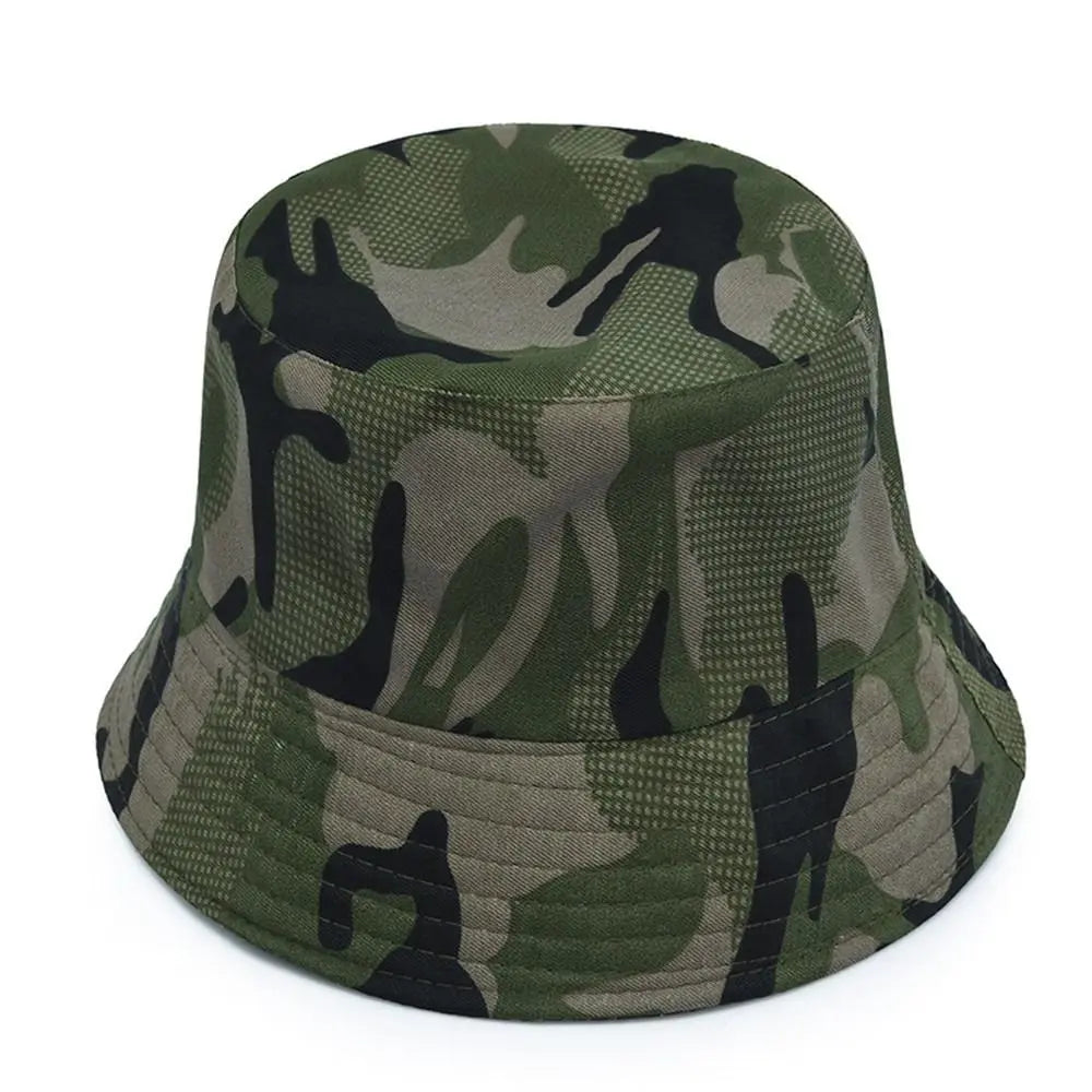 Camouflage Foldable Wide Brim Bucket Hat