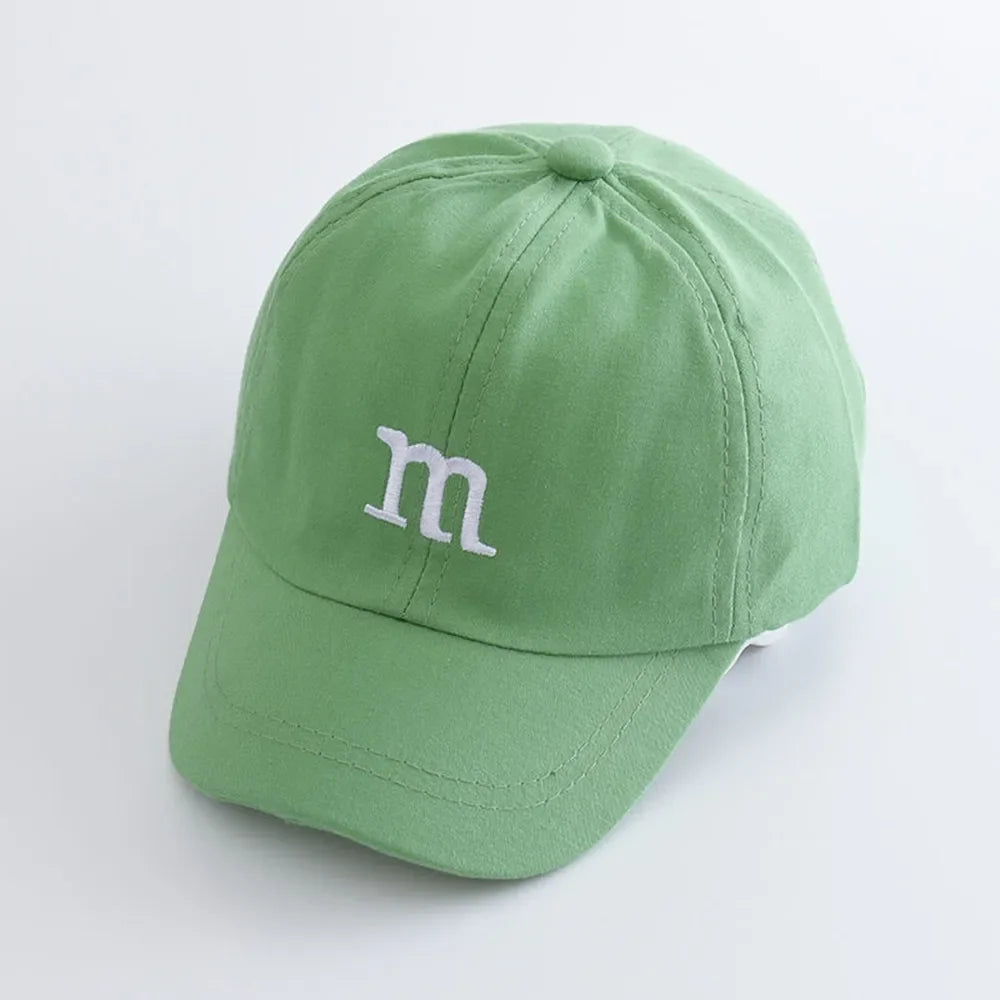 Children’s Letter Print Thin Visor Baseball Cap