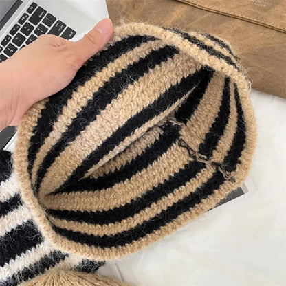 Knitted Warm Winter Unisex Fisherman Bucket Hat