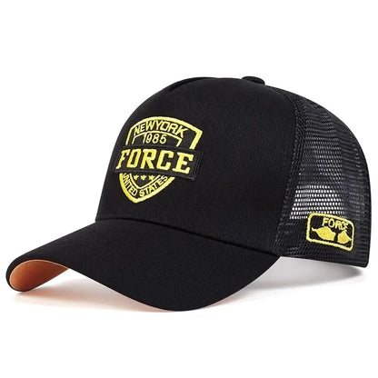 Summer Men Mesh Baseball Cap Outdoor Sport Letter