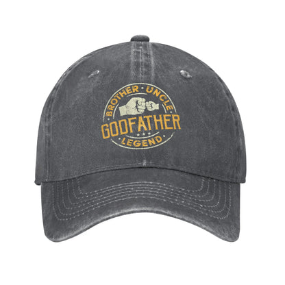 Uncle Godfather Legend Washed Hip Hop Baseball Cap