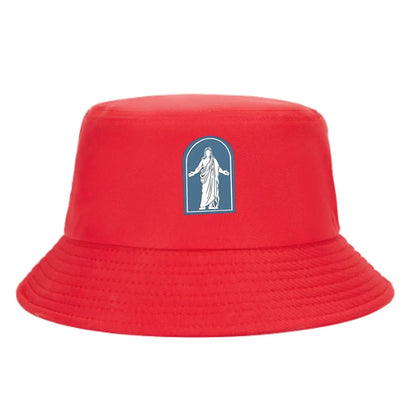 Welcoming Archway Serene Silhouette Design Bucket Hat
