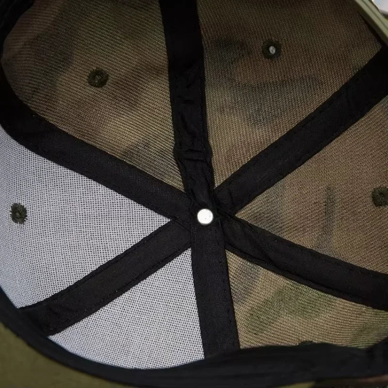 Fashion Camouflage Flat Brim Snapback Baseball Hat