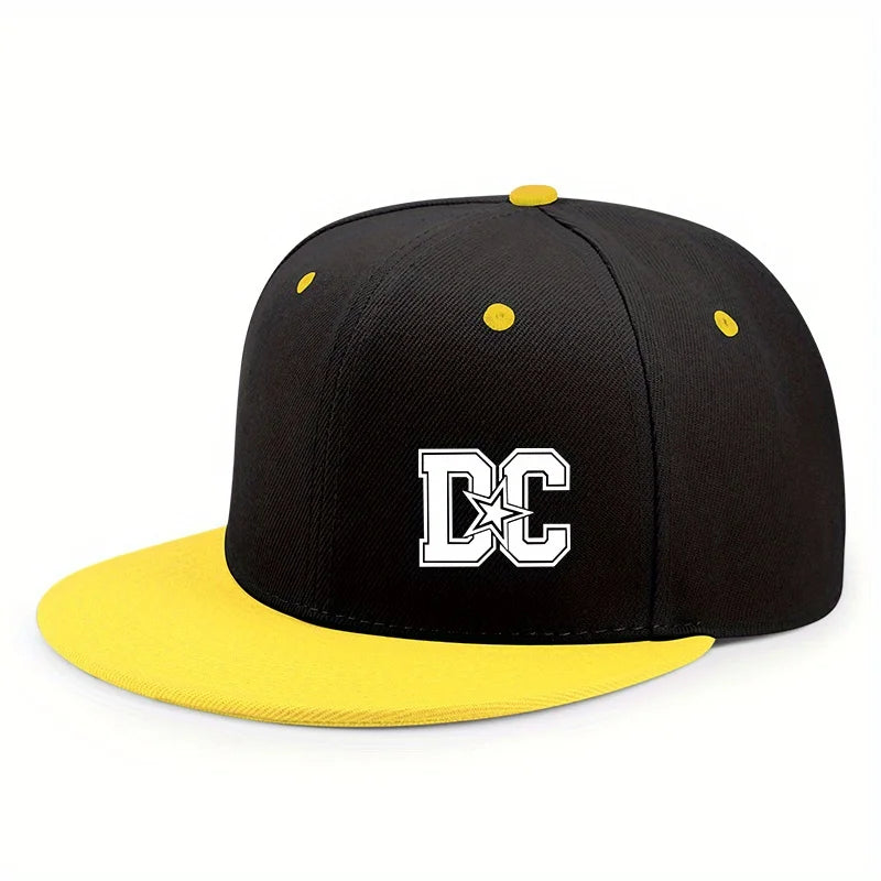Unisex Letter Print Hip Hop Snapback Cap