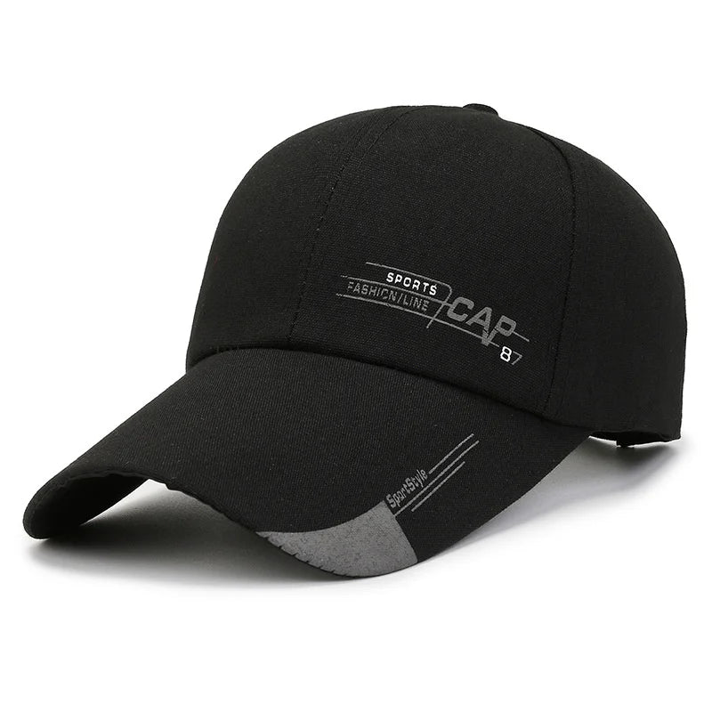 Extra Long Brim Mesh Baseball Cap