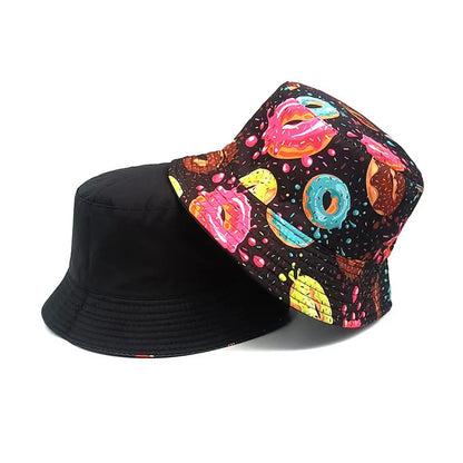 Unisex Donuts Cartoon Bucket Hat