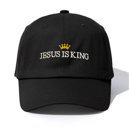 Jesus Is King Embroidery Baseball Cap