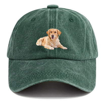 Golden Retriever Printed Hip Hop Baseball Cap