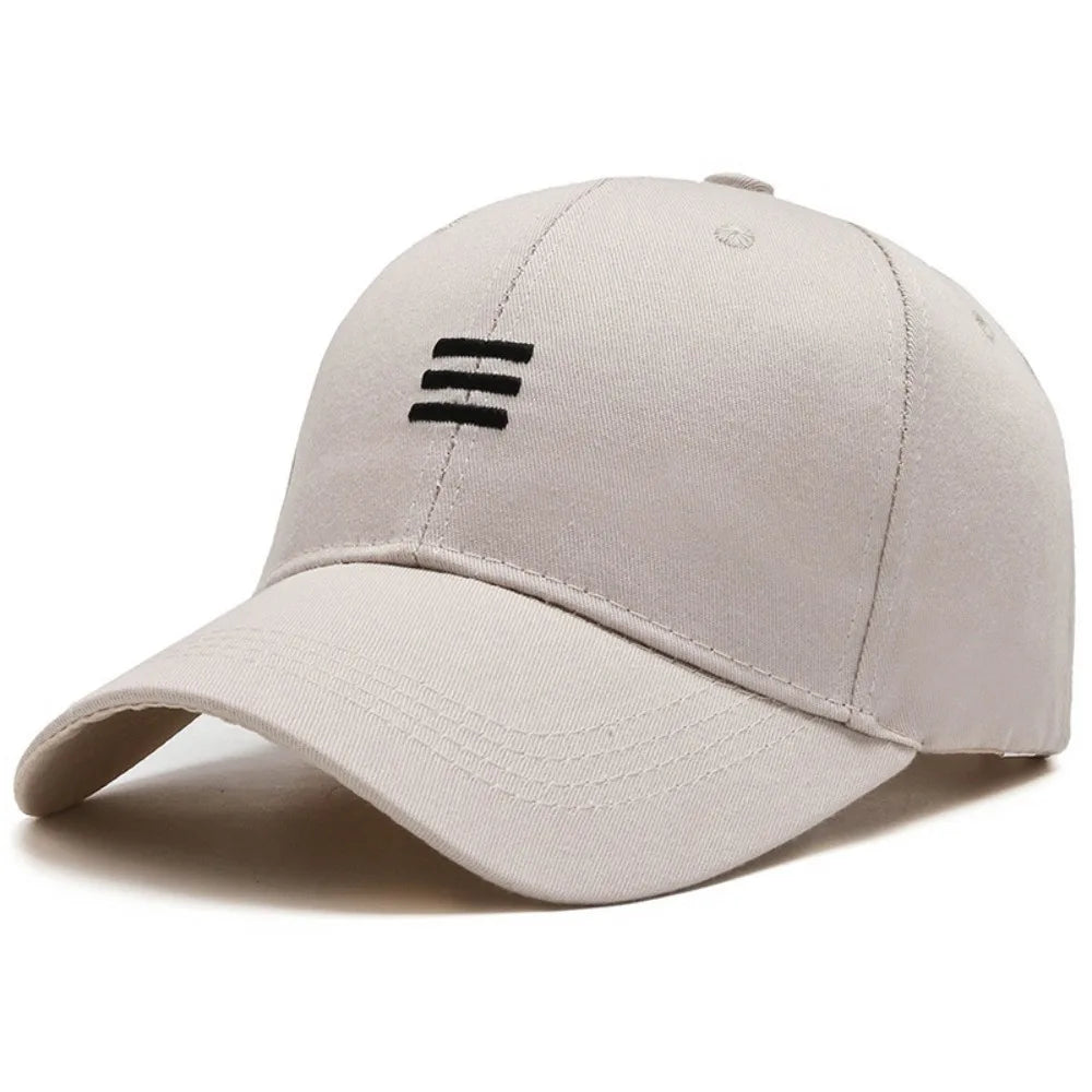 Simple Three Bars Trendy Baseball Cap