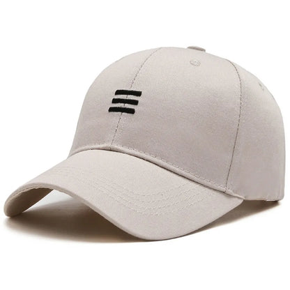 Simple Three Bars Trendy Baseball Cap