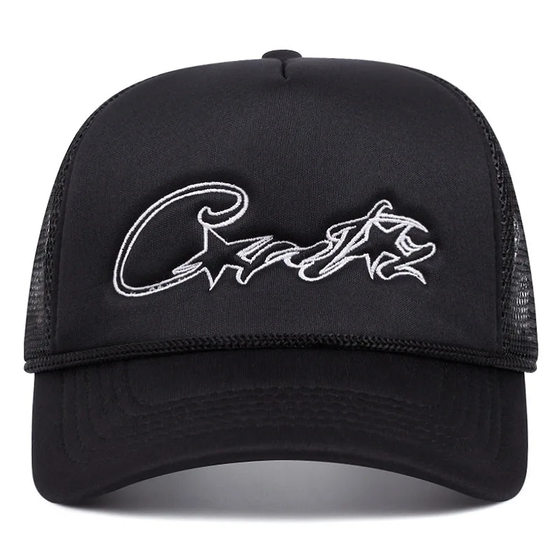American Letter Mesh Baseball Cap