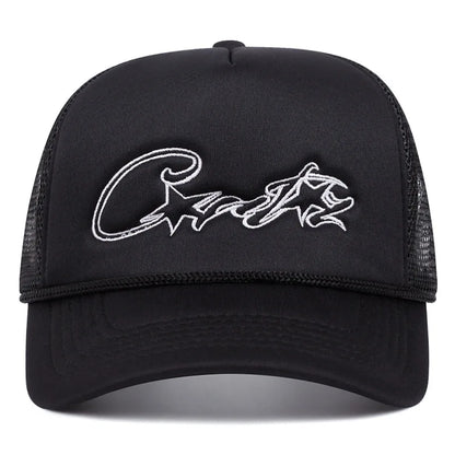 American Letter Mesh Baseball Cap