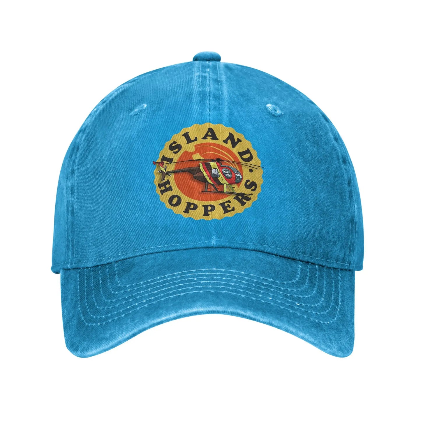 Island Hoppers Magnum PI Distressed Baseball Cap