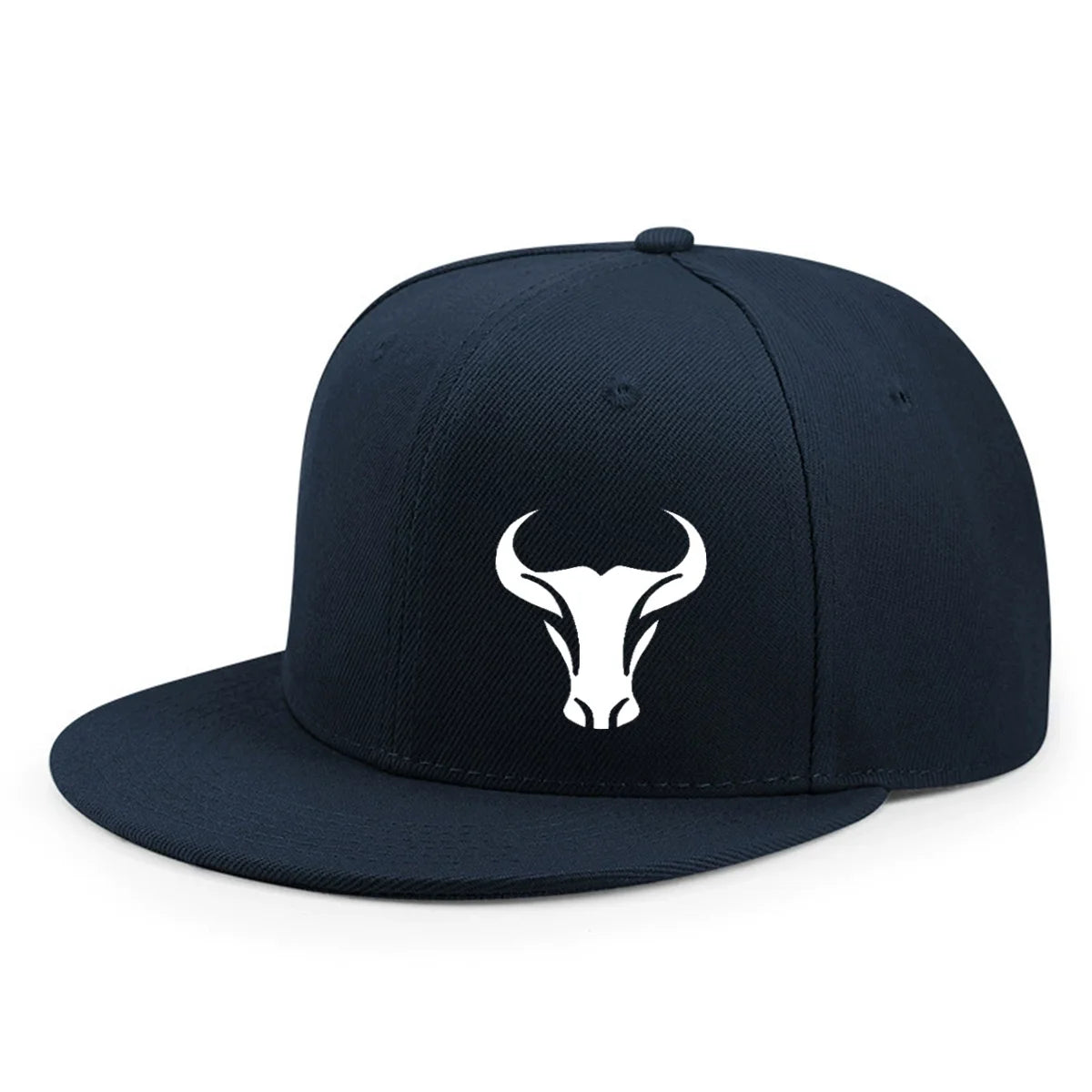 Bull Pattern Adjustable All Season Snapback Cap