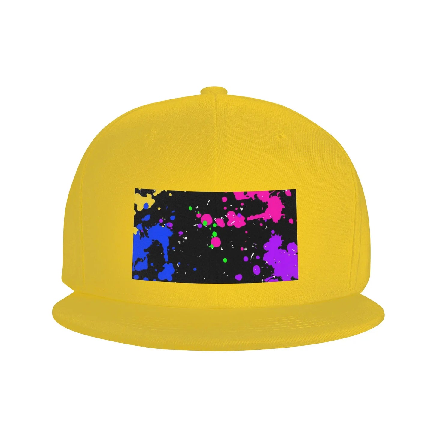 Colorful Graffiti Splatter Pattern Snapback Cap