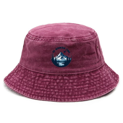 Customize Snow Peak Cotton Washed Outdoor Hiking Adventure Bucket Hat
